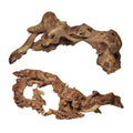 Aucks Natural Large Driftwood for Fish Tank Decoration12 Inch-13.5 Inch Pack of 2 Pieces Driftwood for Aquarium Reptile Decor