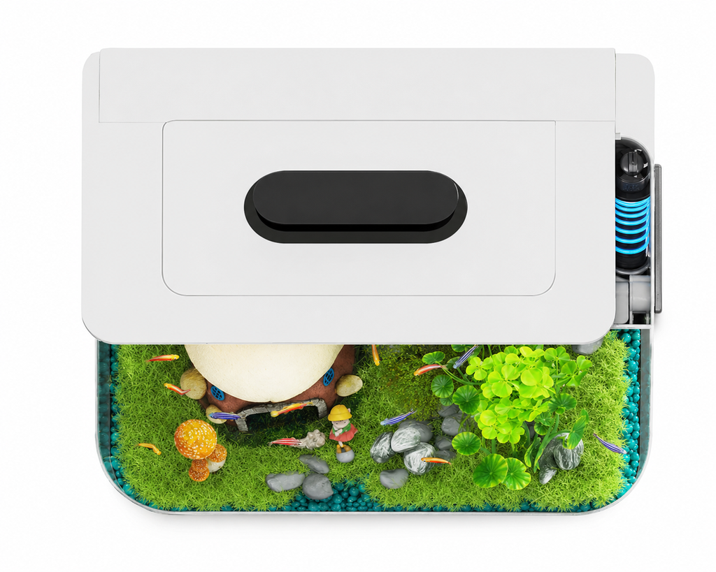 2.5 Gallon Betta Fish Tank Kit with Filter, Heater & LED Light